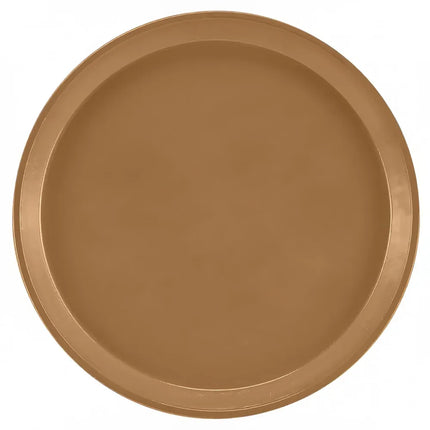 Khay Phục Vụ Tròn Cambro 1600508 40.6 cm - Fiberglass, Nâu Suede