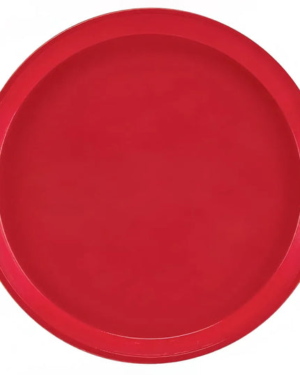 Khay Phục Vụ Tròn Cambro 1600510 Camtray 40.6 cm, Fiberglass, Đỏ Tín Hiệu