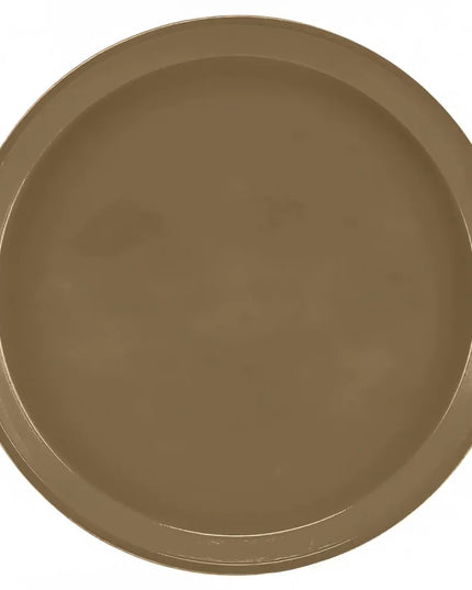 Khay Phục Vụ Tròn Cambro 1600513 Camtray 40.6 cm, Fiberglass, Nâu Bay Leaf