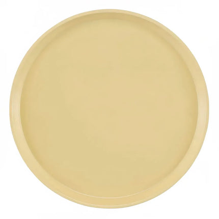 Khay Phục Vụ Tròn Cambro 1600537 Camtray 40.6 cm, Fiberglass, Vàng Cameo