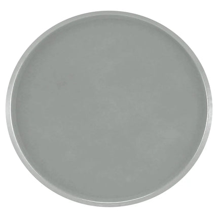 Khay Phục Vụ Tròn Cambro 1950107 Camtray 49.5 cm - Thành Thấp, Fiberglass, Màu Xám Ngọc Trai