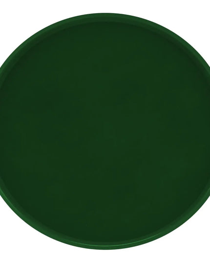 Khay Phục Vụ Tròn Cambro 1950119 Camtray 49.5 cm - Thành Thấp, Fiberglass, Màu Sherwood Green