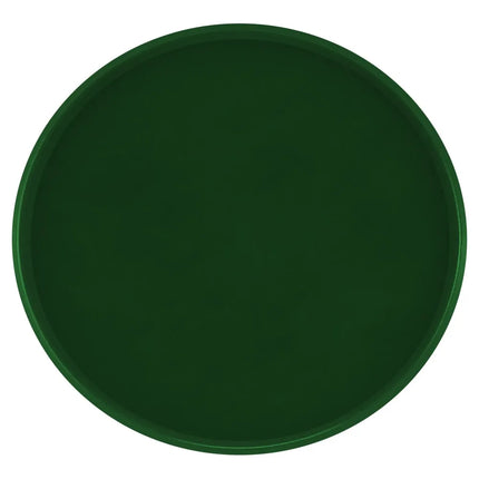 Khay Phục Vụ Tròn Cambro 1950119 Camtray 49.5 cm - Thành Thấp, Fiberglass, Màu Sherwood Green