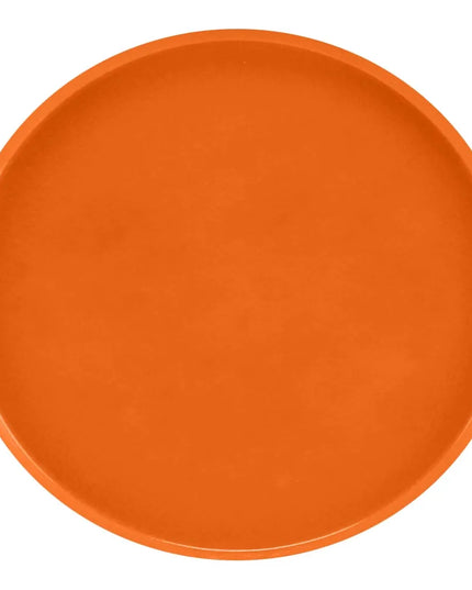 Khay Phục Vụ Tròn Cambro 1950220 Fiberglass Thấp 49.5 cm - Màu Cam Citrus