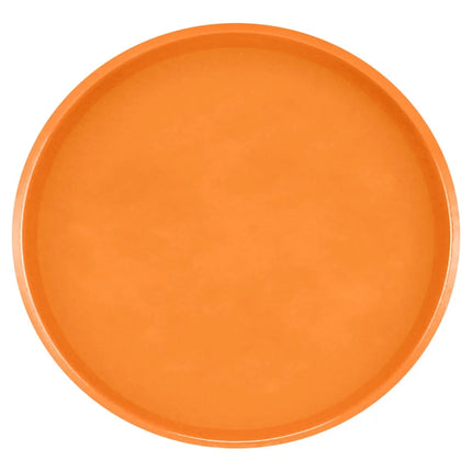 Khay Phục Vụ Tròn Cambro 1950222 Fiberglass Thấp 49.5 cm - Màu Cam Orange Pizzazz