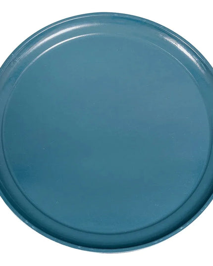 Khay Phục Vụ Tròn Cambro 1950401 Fiberglass Thấp 49.5 cm - Màu Xanh Đá Phiến
