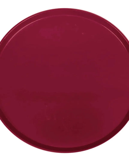 Khay Phục Vụ Tròn Cambro 1950505 Fiberglass Thấp 49.5 cm - Màu Đỏ Cherry