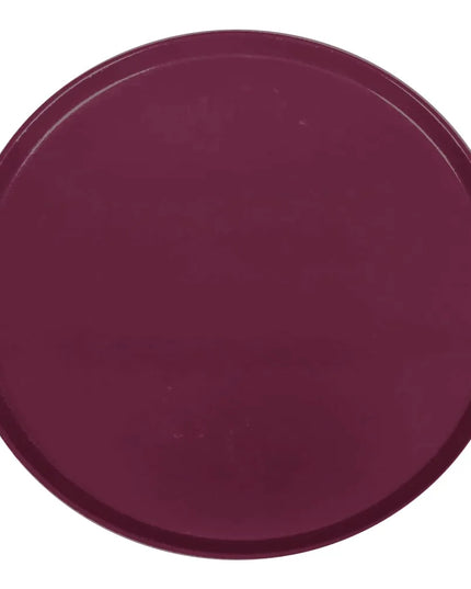 Khay Phục Vụ Tròn Cambro 1950522 Fiberglass Thấp 49.5 cm - Màu Đỏ Rượu Burgundy