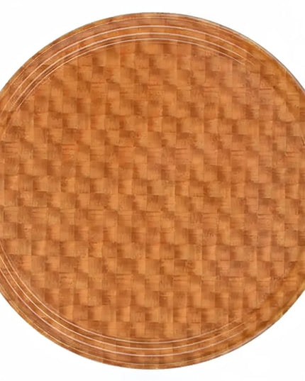 Khay Phục Vụ Tròn Camtray Cambro 1400302 35.6 cm, Fiberglass, Màu Light Basket Weave
