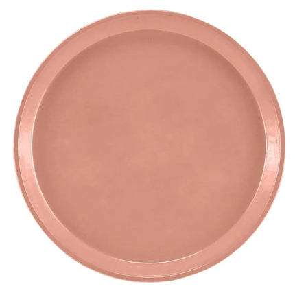 Khay Phục Vụ Tròn Camtray Cambro 900409 22.9 cm, Fiberglass, Màu Blush