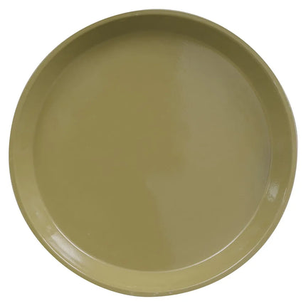 Khay Phục Vụ Tròn Camtray Cambro 900428 22.9 cm, Fiberglass, Màu Olive Green