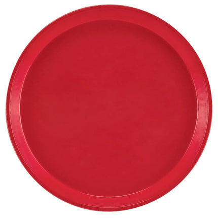 Khay Phục Vụ Tròn Camtray Cambro 900510 22.9 cm, Fiberglass, Màu Signal Red