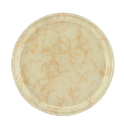Khay Phục Vụ Tròn Camtray Cambro 900526 22.9 cm, Fiberglass, Màu Galaxy Antique Parchment Gold
