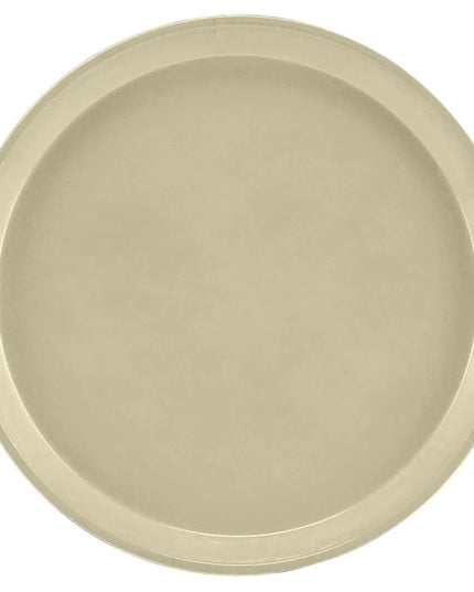 Khay Phục Vụ Tròn Camtray Cambro 900537 22.9 cm, Fiberglass, Màu Cameo Yellow