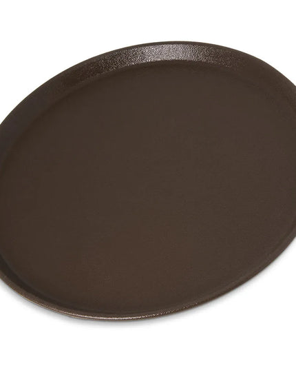 Khay Phục Vụ Tròn Carlisle 1400GR2076 Griptite™ 2 35.6 cm - Fiberglass, Màu Nâu
