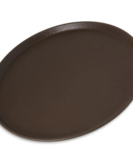 Khay Phục Vụ Tròn Carlisle Griptite™ 2 1600GR2076 40.6 cm - Fiberglass, Màu Nâu