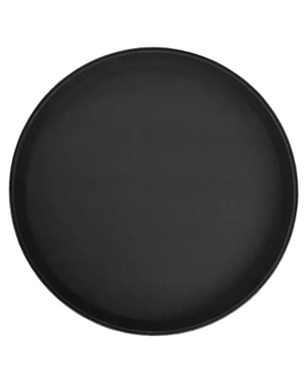 Khay Phục Vụ Tròn Winco TFG-16K 40.6 cm - Sợi Thủy Tinh, Màu Đen