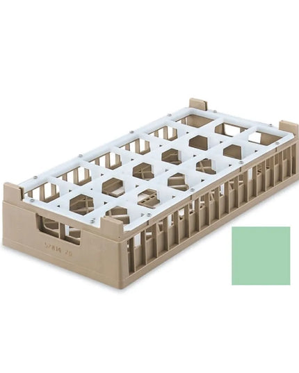 Khay Rửa Bát Vollrath 5281410 Nửa Khổ, 18 Ngăn, Thấp, Màu Xanh Lá
