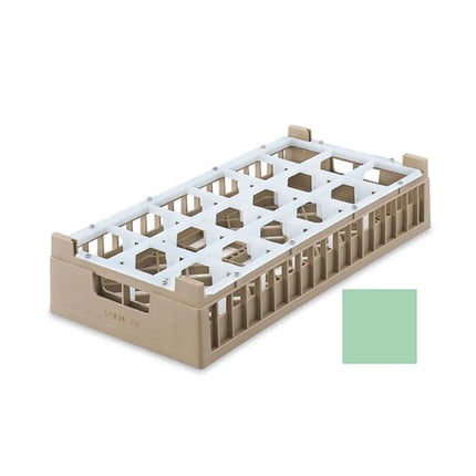 Khay Rửa Bát Vollrath 5281410 Nửa Khổ, 18 Ngăn, Thấp, Màu Xanh Lá