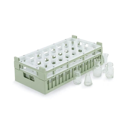 Khay Rửa Bát Vollrath 5281510 Nửa Khổ, 32 Ngăn, Thấp, Màu Xanh Lá
