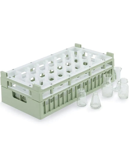 Khay Rửa Bát Vollrath 52828 Nửa Khổ, 32 Ngăn, Cao, Màu Xanh Lá