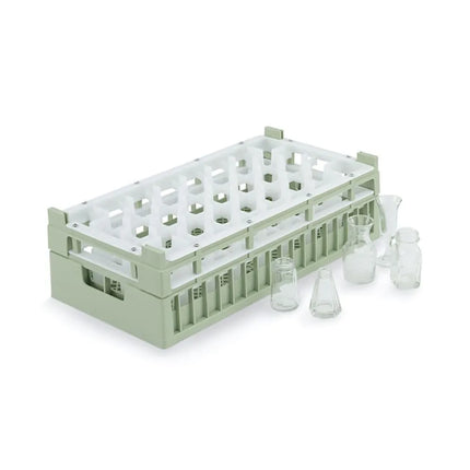 Khay Rửa Bát Vollrath 52828 Nửa Khổ, 32 Ngăn, Cao, Màu Xanh Lá