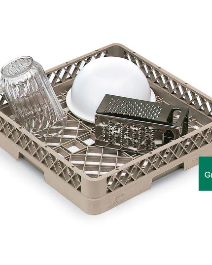 Khay Rửa Chén Cỡ Lớn Vollrath TR1 - Đáy Mở Vách Mở, Xanh Lá