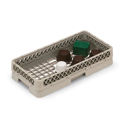 Khay Rửa Chén Lưới Hở Vollrath HR1AAA Nửa Khay, 3 Thanh Nối, Nhựa, Màu Be