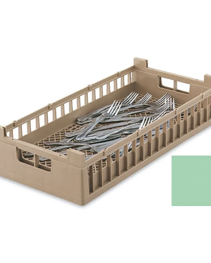 Khay Rửa Dao Muỗng Nĩa Vollrath 52804 - Cỡ Nửa, Xanh Lá