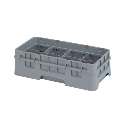 Khay Rửa Ly Camrack Cambro 8HS1114151 Nửa Khay, 6 Thanh Nối, 8 Ngăn, Màu Xám Nhạt