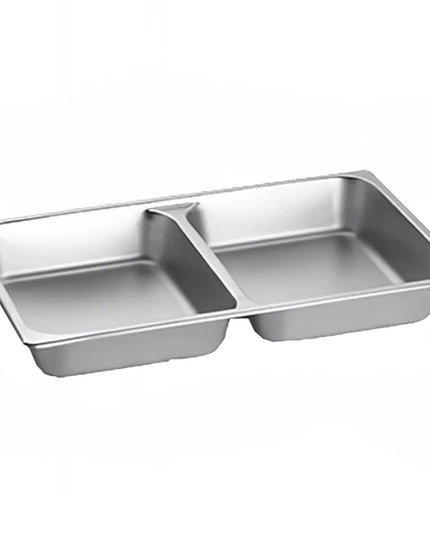 Khay Thay Thế Chia Ngăn Tablecraft CW40298 Nguyên Khổ 2 Ngăn 4.3 lít Phù Hợp CW40161 & CW40167