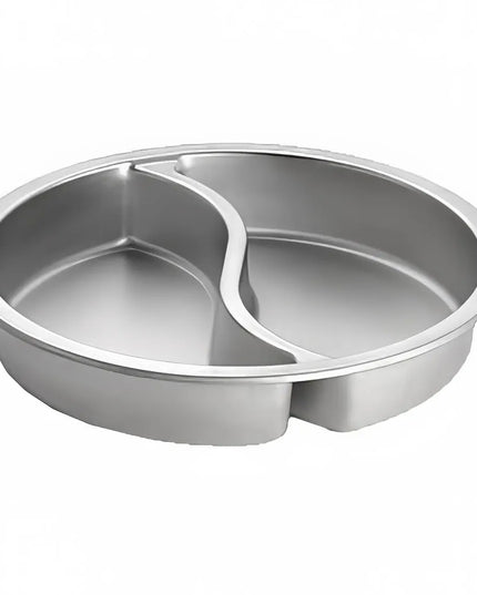 Khay Thay Thế Có Vách Ngăn Tablecraft CW40297 Đường Kính 38.1 cm (2) Ngăn 2.4 l