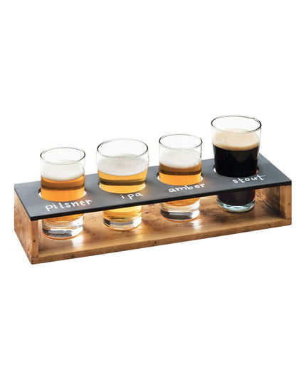 Khay Thử 4 Lỗ Cal-Mil 3480-99 Có Thể Viết Lên 33 x 10.2 cm Gỗ Tái Chế