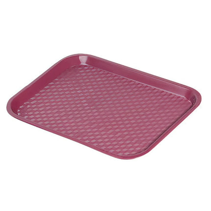 Khay Thức Ăn Nhanh Nhựa GET 44.5 cm x 35.6 cm Burgundy (FT-18-BU)