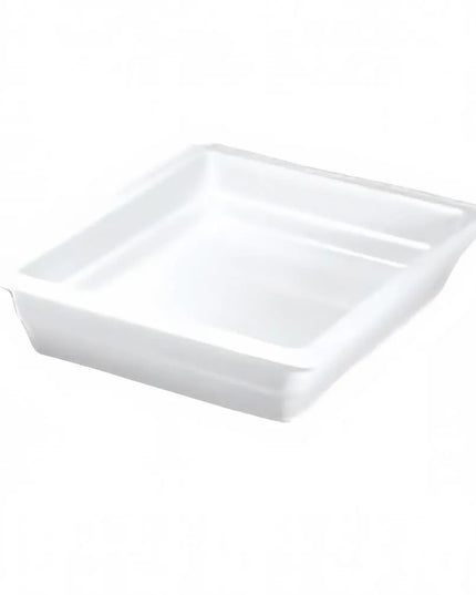 Khay Thực Phẩm Nửa Khay Sâu 6.4 cm Hall China HL1016P0ABWA Sứ Trắng Sáng