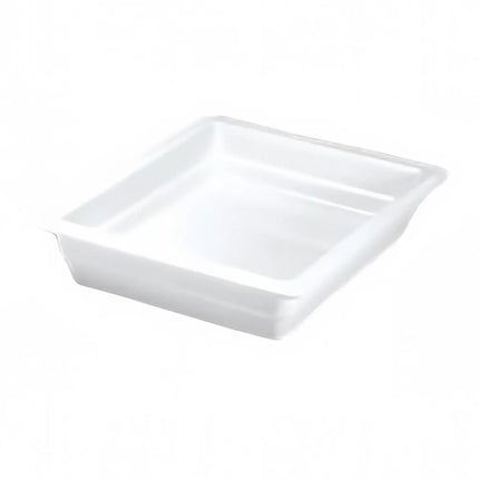 Khay Thực Phẩm Nửa Khay Sâu 6.4 cm Hall China HL1016P0ABWA Sứ Trắng Sáng