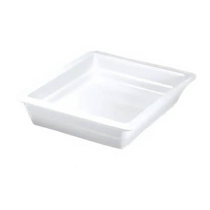 Khay Thực Phẩm Nửa Khay Sâu 6.4 cm Hall China HL1016P0AWHA Sứ Trắng
