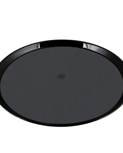 Khay Tròn Cambro PT1600110 40.6 cm - Polytread, Màu Đen