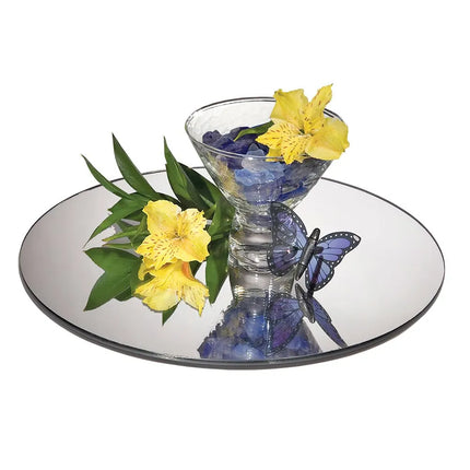 Khay Tròn Gương Cal-Mil GT12 Không Viền, Kính 30.5 cm