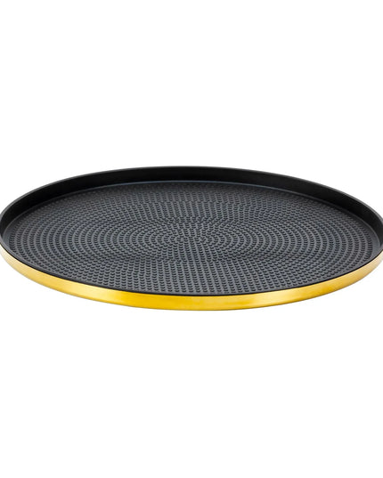 Khay Tròn Modern Edge Service Ideas TRME12RIVG Thép Không Gỉ Màu Vàng Cổ Điển 30.5 cm
