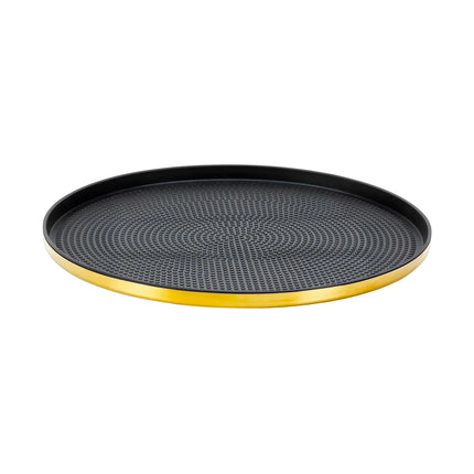 Khay Tròn Modern Edge Service Ideas TRME12RIVG Thép Không Gỉ Màu Vàng Cổ Điển 30.5 cm