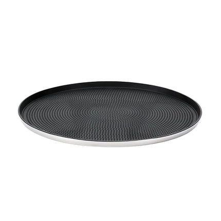 Khay Tròn Modern Edge Service Ideas TRME14RI Thép Không Gỉ Màu Bạc 35.6 cm
