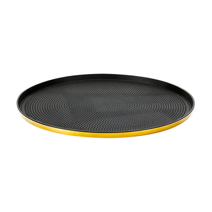 Khay Tròn Modern Edge Service Ideas TRME14RIVG Thép Không Gỉ Màu Vàng Cổ Điển 35.6 cm