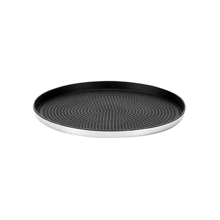 Khay Tròn Modern Edge Service Ideas TRME9RI Thép Không Gỉ Màu Bạc 22.9 cm