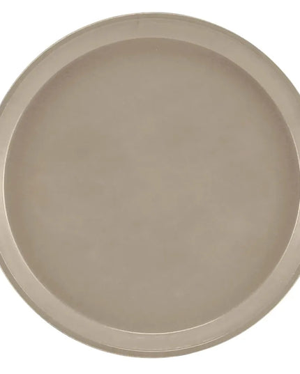 Khay Tròn Phục Vụ Cambro 1100199 Fiberglass 27.9 cm - Nâu Taupe