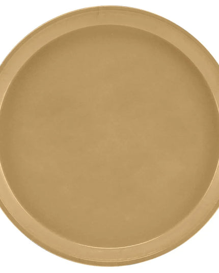 Khay Tròn Phục Vụ Cambro 1100514 Fiberglass 27.9 cm - Màu Vàng Earthen Gold