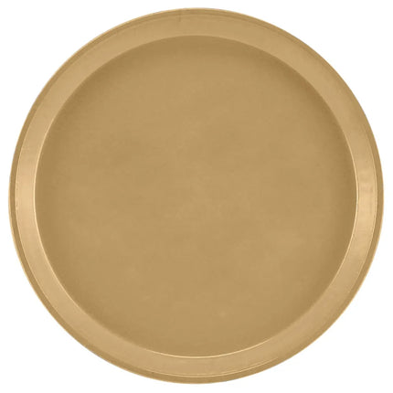 Khay Tròn Phục Vụ Cambro 1100514 Fiberglass 27.9 cm - Màu Vàng Earthen Gold