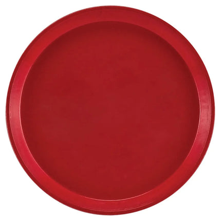 Khay Tròn Phục Vụ Cambro 1100521 Fiberglass 27.9 cm - Màu Đỏ Cambro Red
