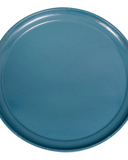 Khay Tròn Phục Vụ Cambro 1550401 Thấp Profile Fiberglass 40.6 cm - Xanh Đá Phiến