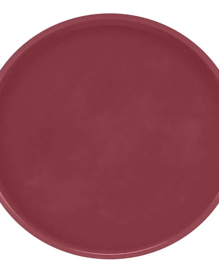 Khay Tròn Phục Vụ Cambro 1550410 Thấp Profile Fiberglass 40.6 cm - Raspberry Cream